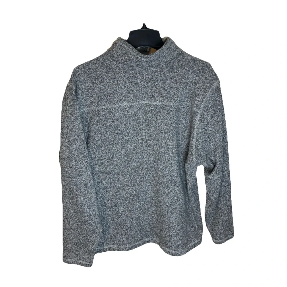 Mens The NORTH FACE Gray Gordon Lyons 1/2 Zip Sweater Jacket XXL